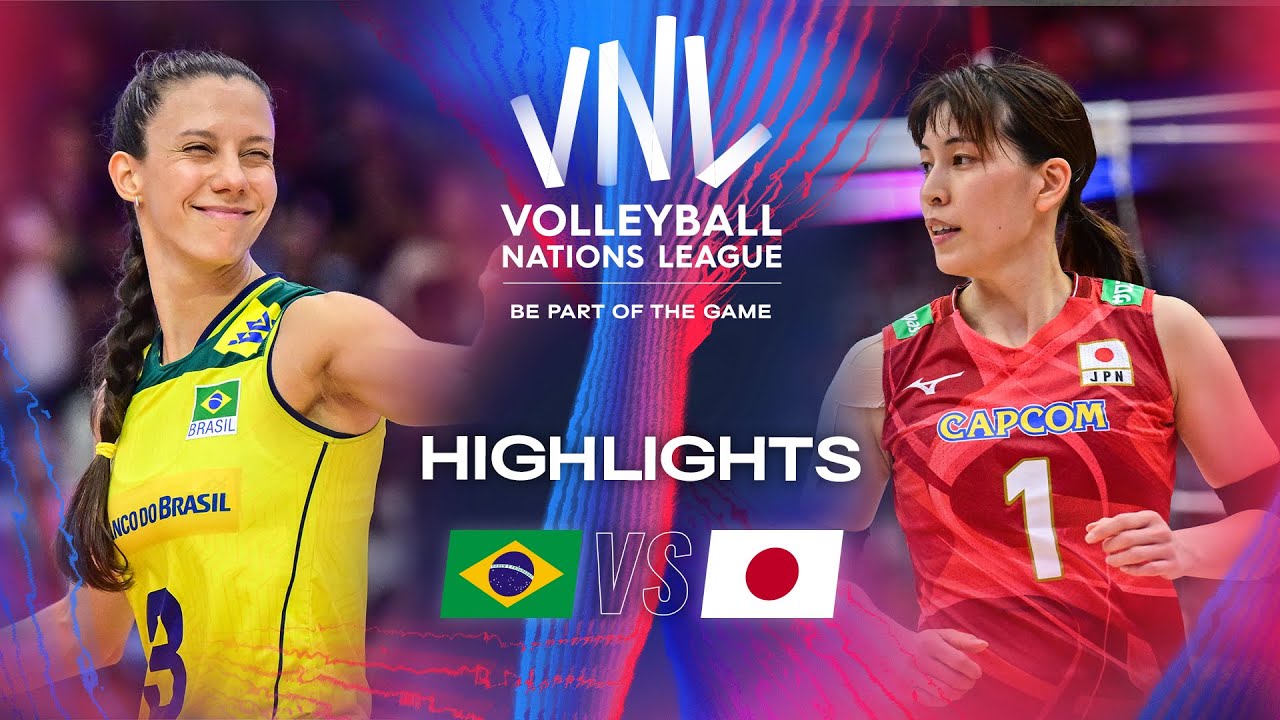 ๐ง๐ท BRA vs. ๐ฏ๐ต JPN - Semi Finals | Highlights | Women's VNL 2024 background