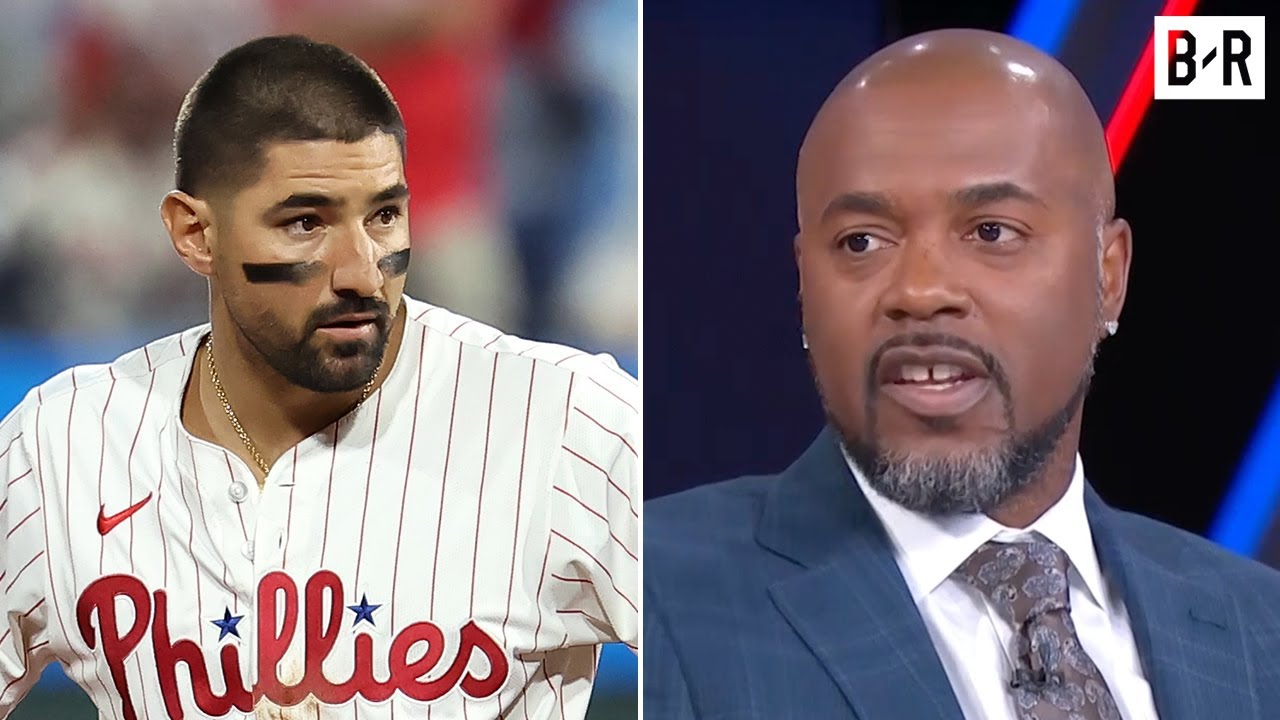 Jimmy Rollins Reacts to Nick Castellanos' Comments on Phillies Fans | MLB on TBS background