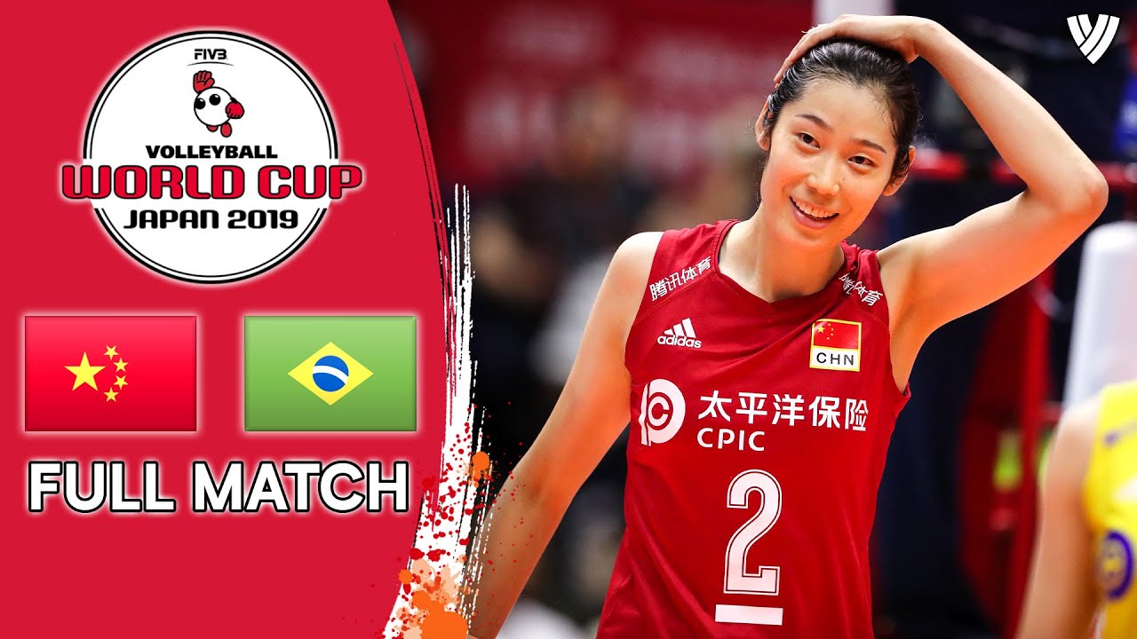 China đ Brazil - Full Match | Womenâs Volleyball World Cup 2019 background