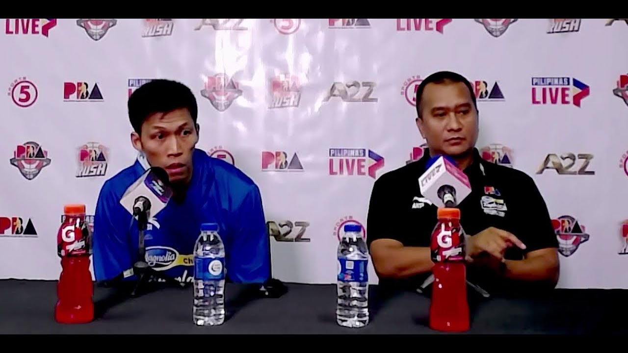 PBA Post Game Interview: Magnolia dominates NorthPort, 112-74. background