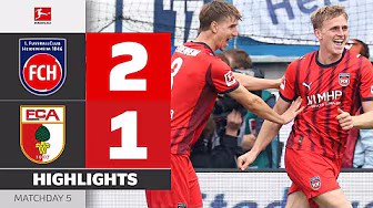 First WIN of the Season! | HEIDENHEIM - FC AUGSBURG | Highlights | Matchday 5 – Bundesliga 2025/26 backdrop