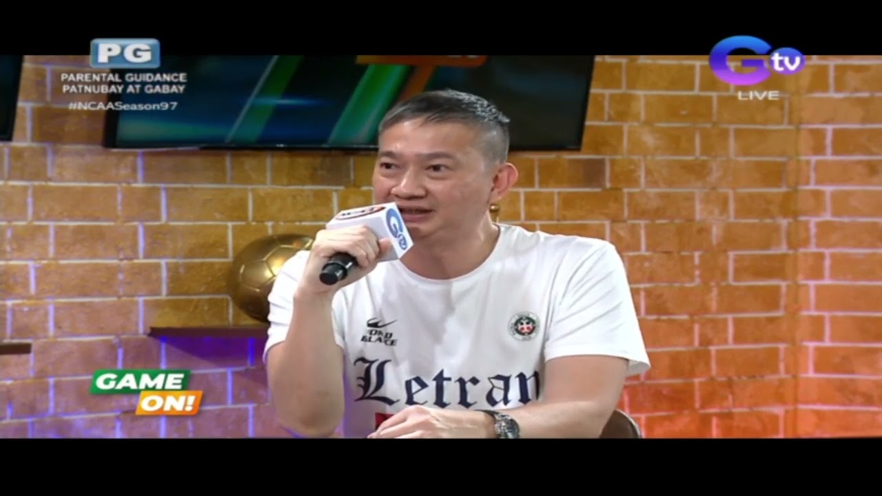 Letran Knights head coach Bonnie Tan talks about the Final Four | Game On background