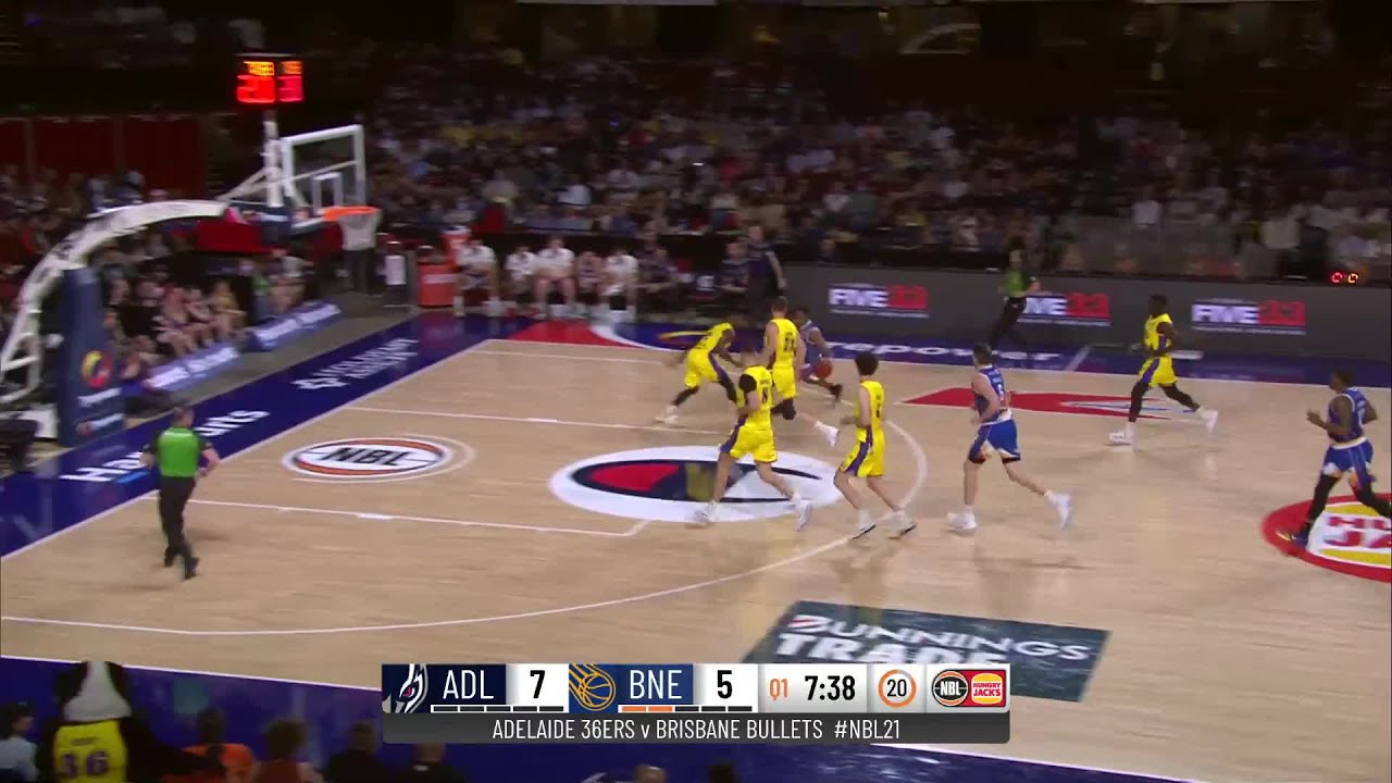 Adelaide 36ers vs. Brisbane Bullets - Game Highlights background