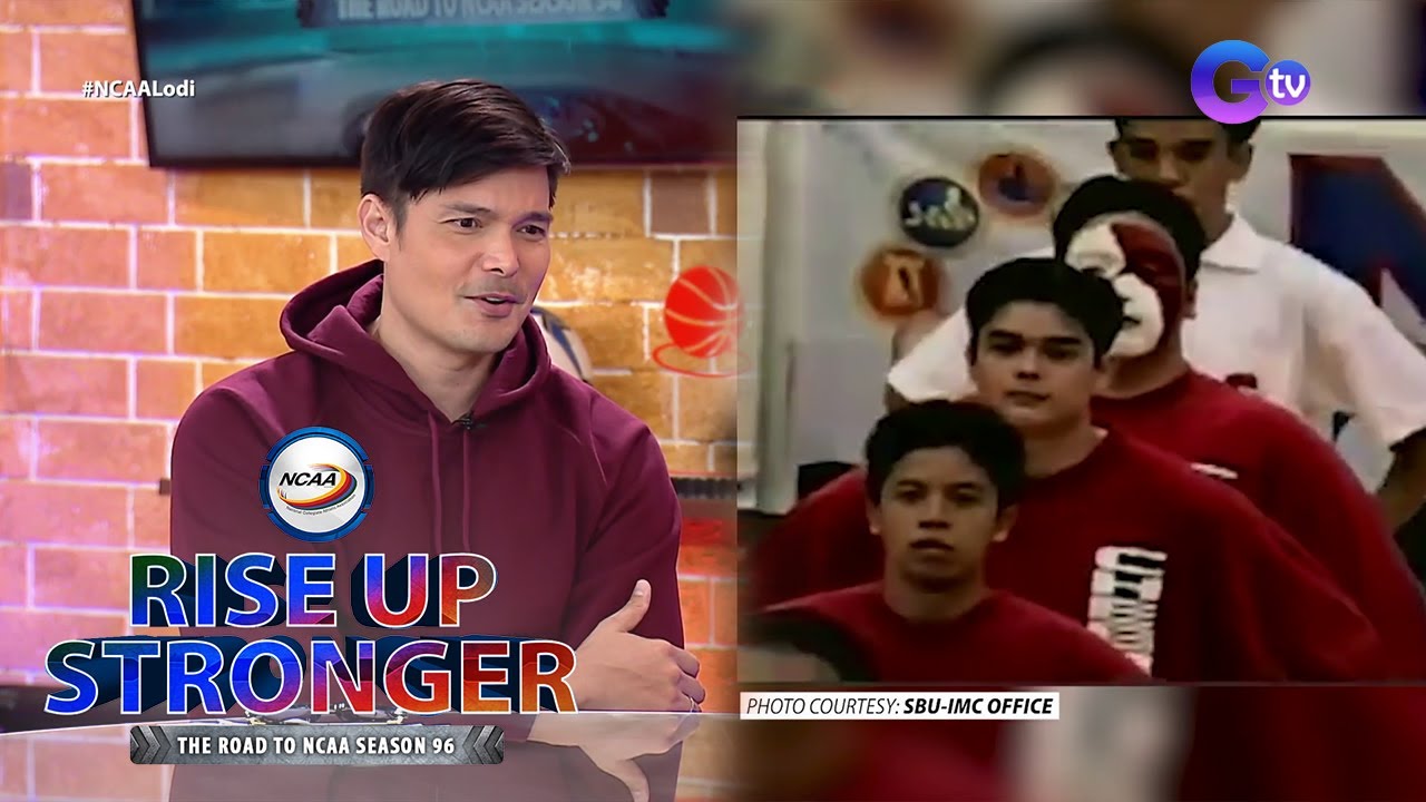 Dingdong Dantes talks about his NCAA experience and love for sports | Rise Up Stronger background