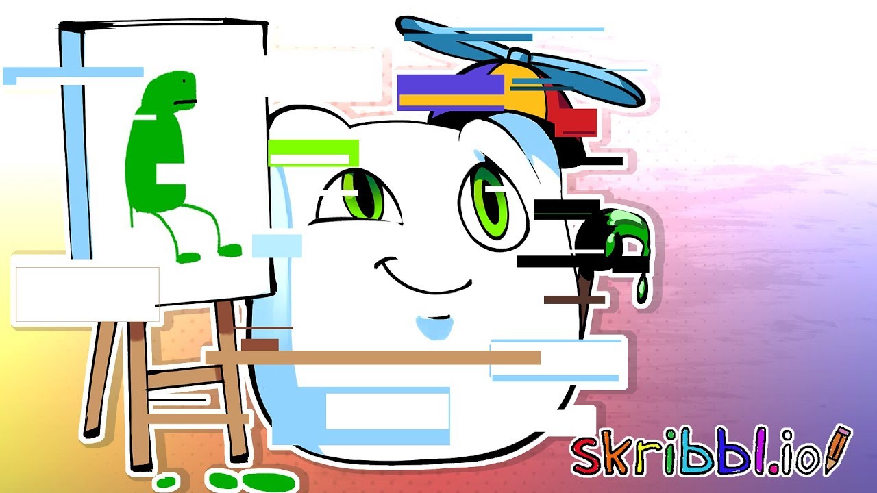 LAGGY Drawings! - Skribbl.io Funny Moments background