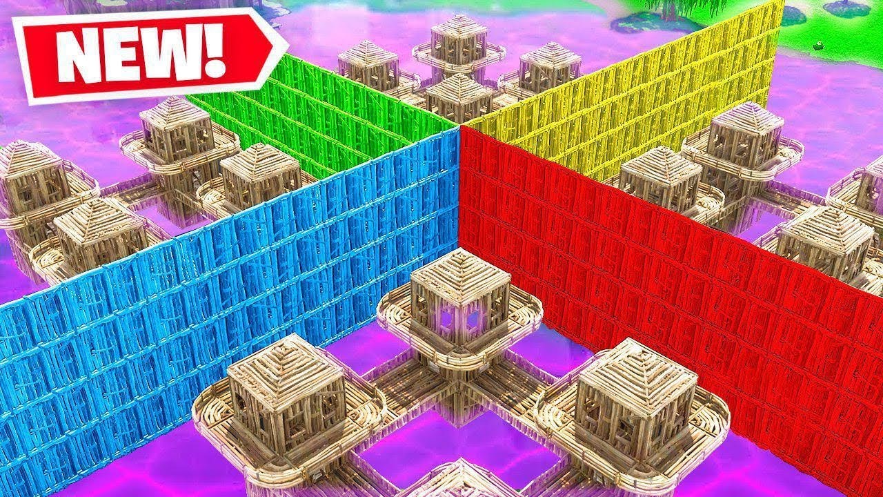WALL WARS! *BOUNCY* LOOT LAKE! *NEW* Game Mode in Fortnite!