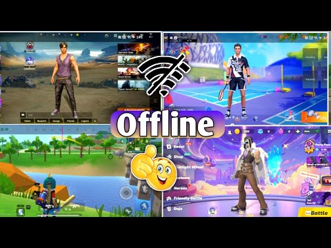 Top 4 offline game's for android 2023 new game's like free fire best game's