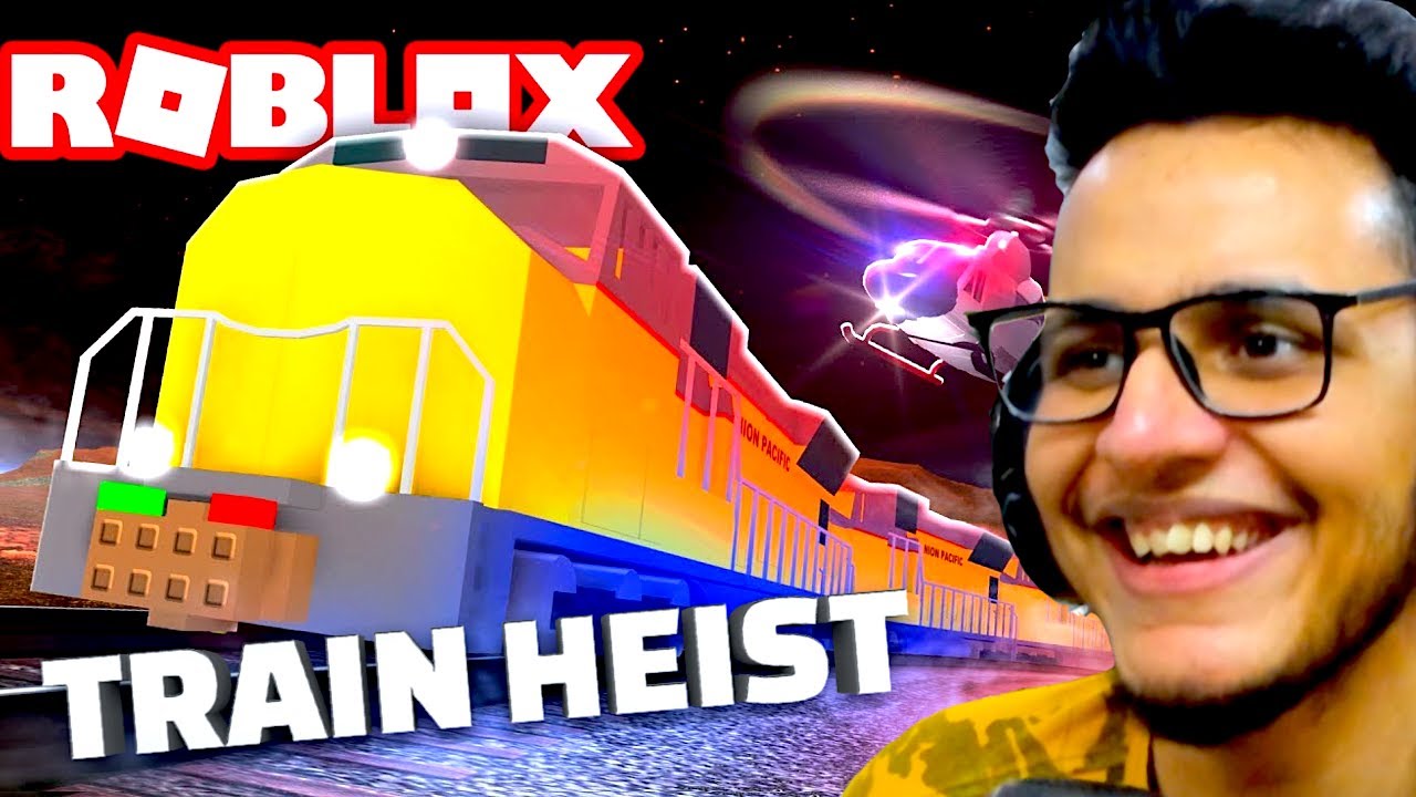 I Escaped from Prison to Rob a Train in Roblox JAILBREAK(#1) background