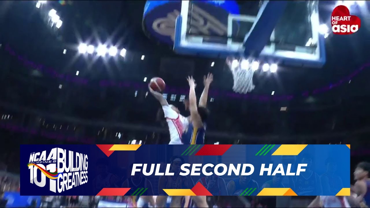 FULL SECOND HALF - San Beda Red Lions vs. JRU Heavy Bombers | NCAA Season 101 background