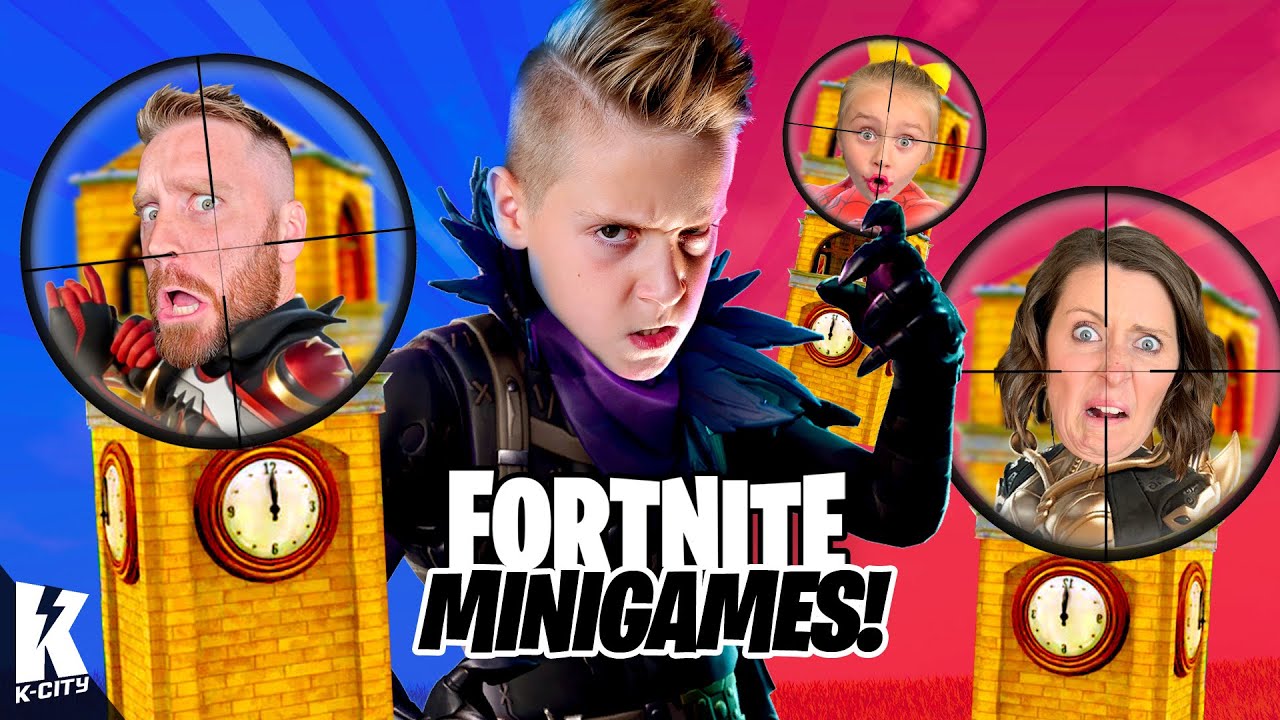 Fortnite MINIGAMES: Beck Destroys the Family! K-CITY GAMING