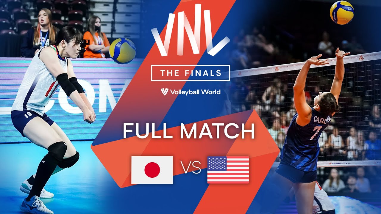 🇯🇵 Japan vs. 🇺🇸 USA - Full Match | Women’s Preliminary Phase | VNL 2022 background