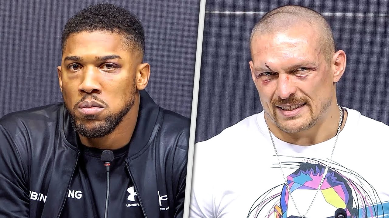 Anthony Joshua vs. Oleksandr Usyk • FULL POST FIGHT PRESS CONFERENCE • Matchroom Boxing