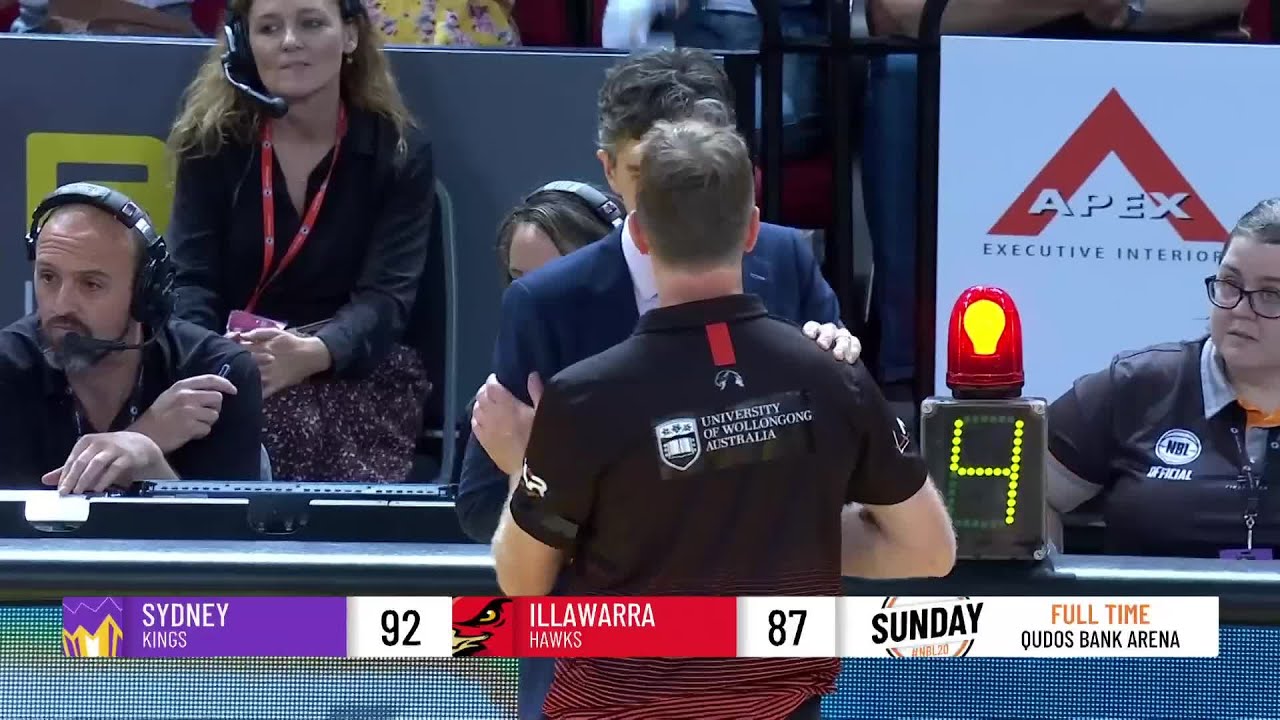 Sydney Kings vs. Illawarra Hawks - Game Highlights background