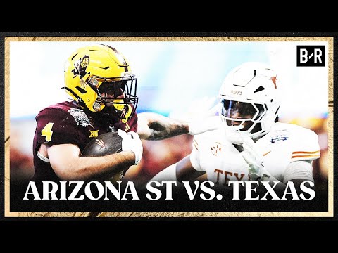 Texas Longhorns vs. Arizona State Sun Devils Peach Bowl Highlights | 2024-25 CFP background