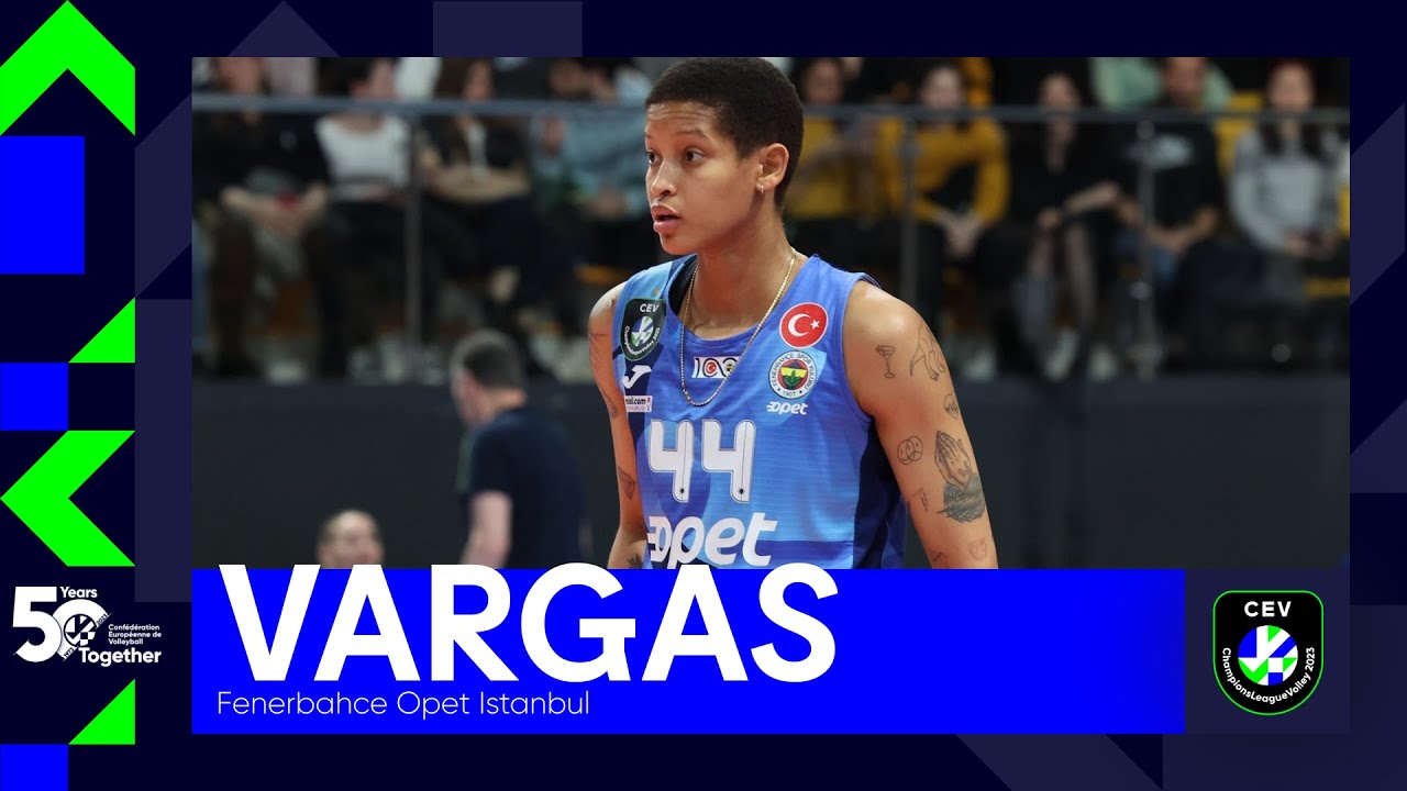 Fenerbahce's Melissa Vargas I MVP Performance vs Vakifbank Istanbul I Semifinals #clvolleyw background