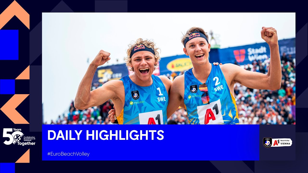 Best Plays of the Day | EuroBeachVolley background