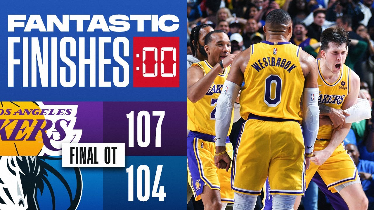 Final 1:21 WILD OT ENDING Lakers vs Mavericks ๐ฅ๐ฅ background