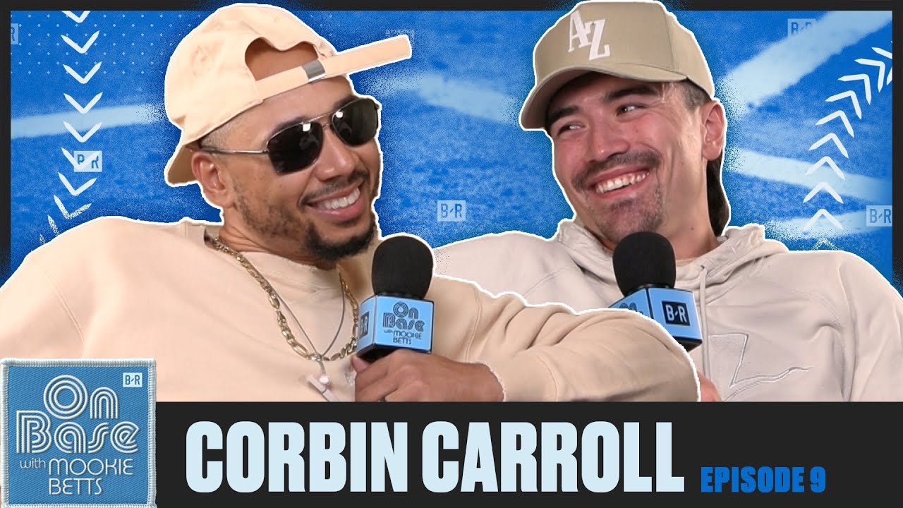 Corbin Carroll talks MLB Fight, Kevin Durant, & More | On Base with Mookie Betts, Ep. 9 background