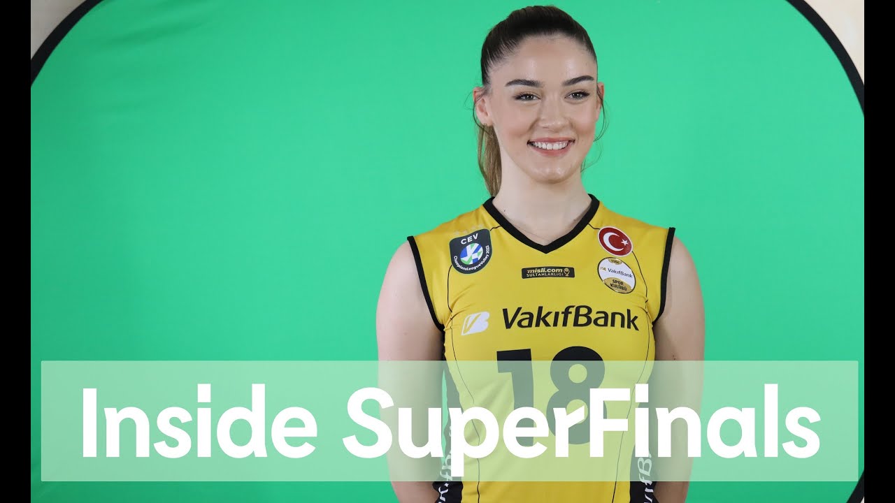 Inside the SuperFinals with Vakifbank Istanbul Official Photoshoot I Volleyball background