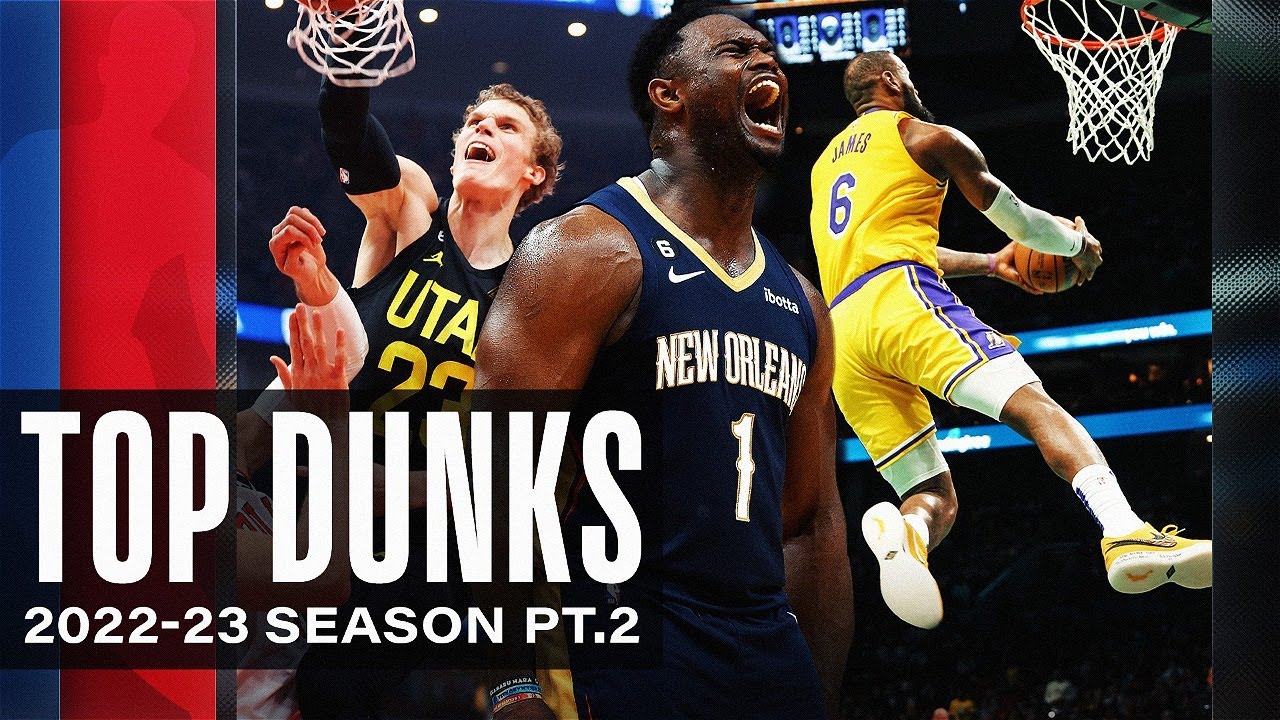 1 HOUR of the BEST Dunks of the 2022-23 NBA Season | Pt.2 background