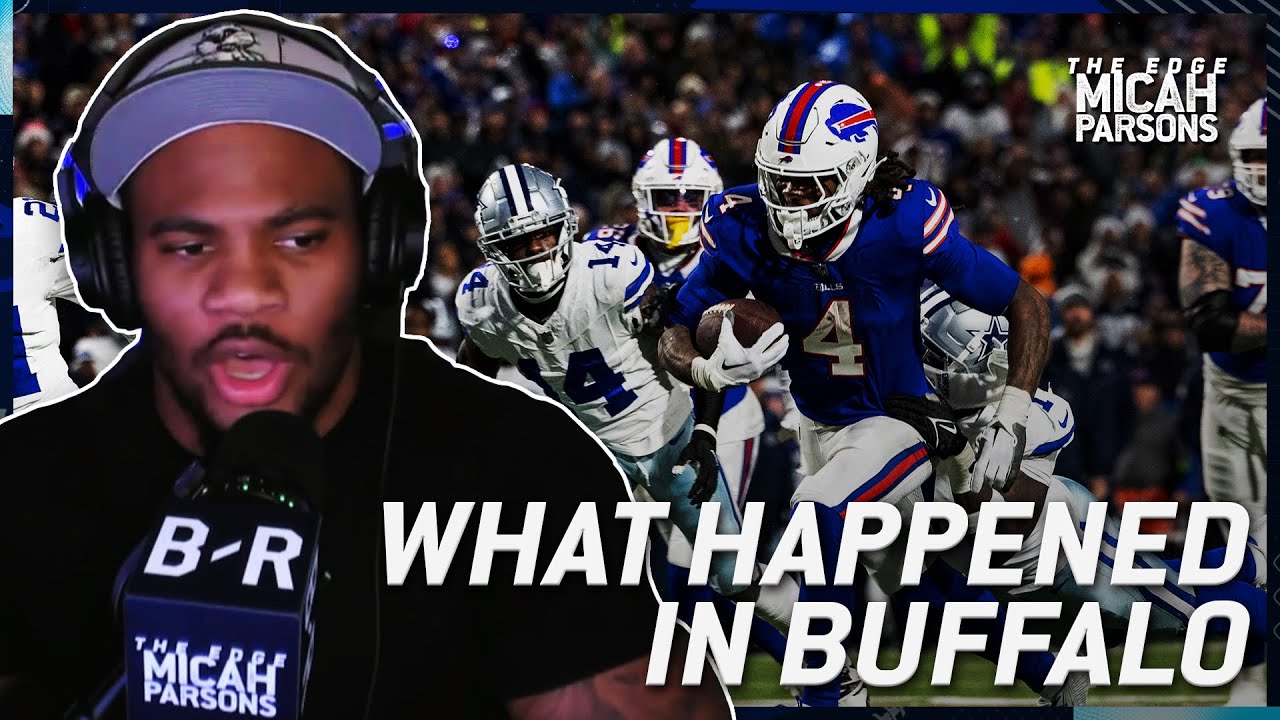 Micah Parsons Responds to Bills Loss, Calls Out Media Coverage of Cowboys | The Edge, Ep. 15 background