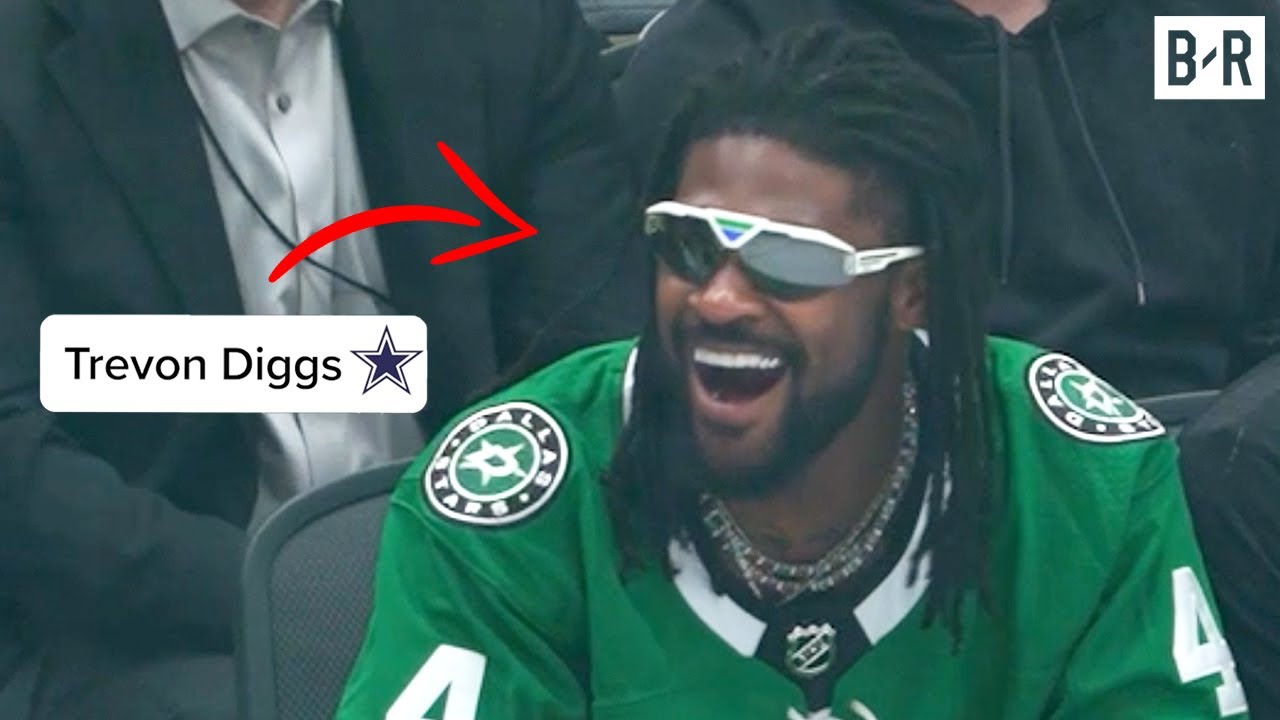 Cowboys' Trevon Diggs Mic'd Up for Stars vs. Oilers NHL WCF Game 1 🎤 background