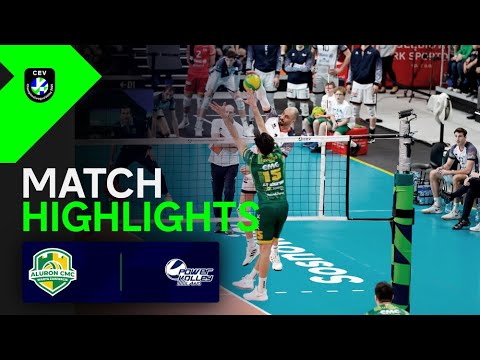 Highlights | Aluron CMC Warta ZAWIERCIE vs. Allianz MILANO | CEV Champions League Volley 2025 background