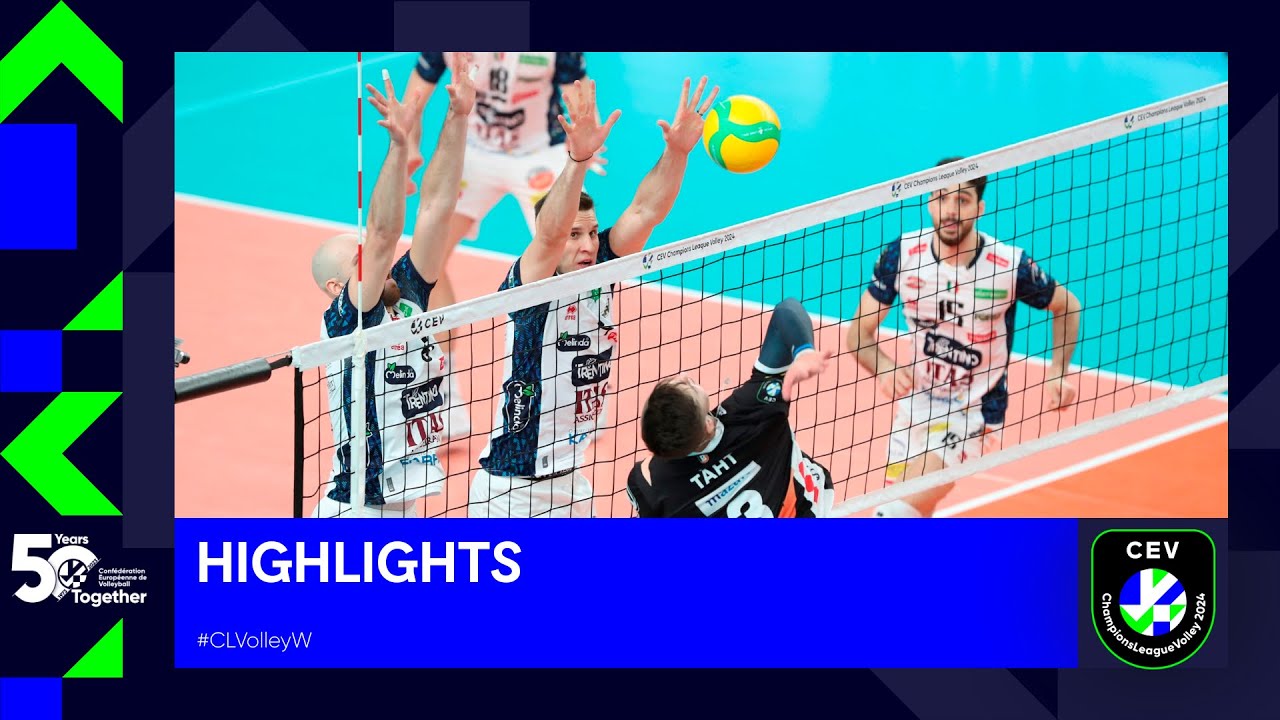 TRENTINO Itas vs. BERLIN Recycling Volleys - Match Highlights background
