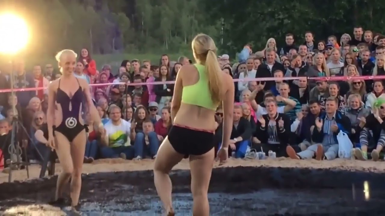 Women's mud wrestling 2024 background