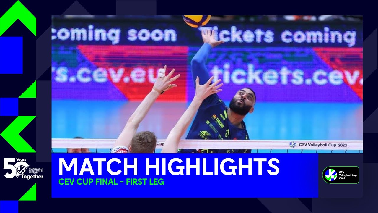Match Highlights I CEV Cup Final I Valsa Group Modena vs Knack Roeselare background
