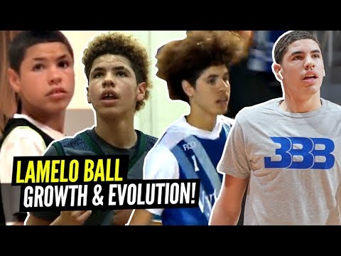 LaMelo Ball's Incredible Evolution Through The Years! From 5'5" to 6'7" In 4 Years! background