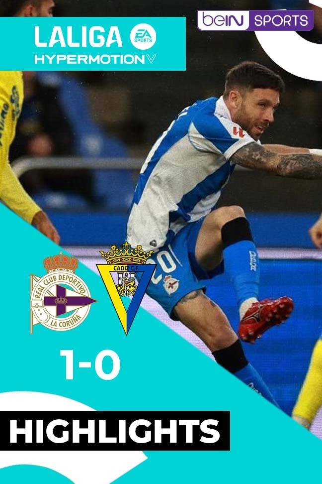 La Liga 2 2025 - Highlight Deportivo vs Cadiz backdrop
