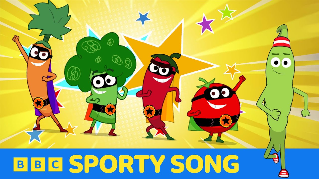 Sporty Fun on CBeebies πΎβ½ background