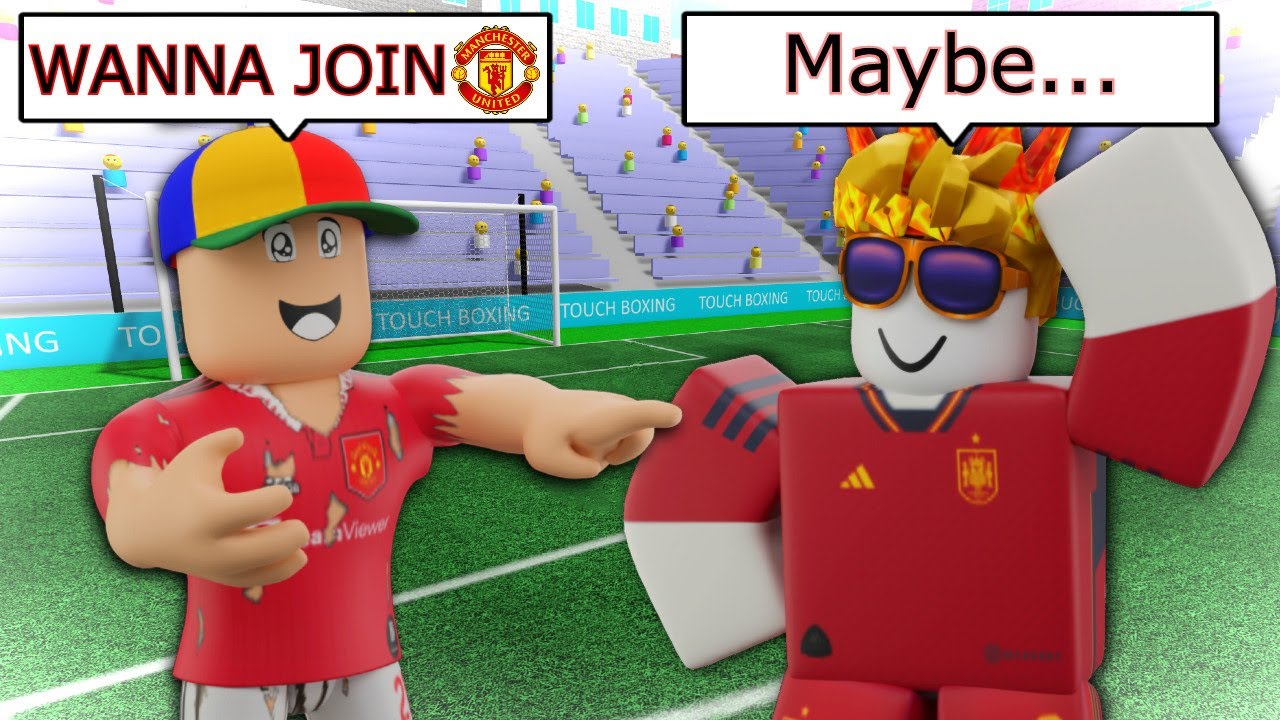 I Tried Out For The WORST CLAN in Touch Football! (Roblox)