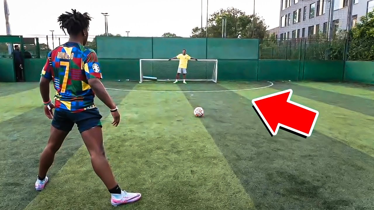 iShowSpeed *PENALTY* Shootout with RECEBA!!ЁЯдУЁЯШВ