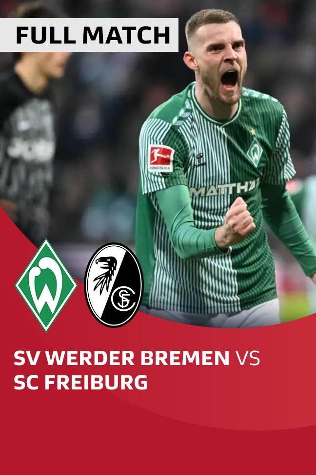Bundesliga 2024 - Full Match SV Werder Bremen vs SC Freiburg background