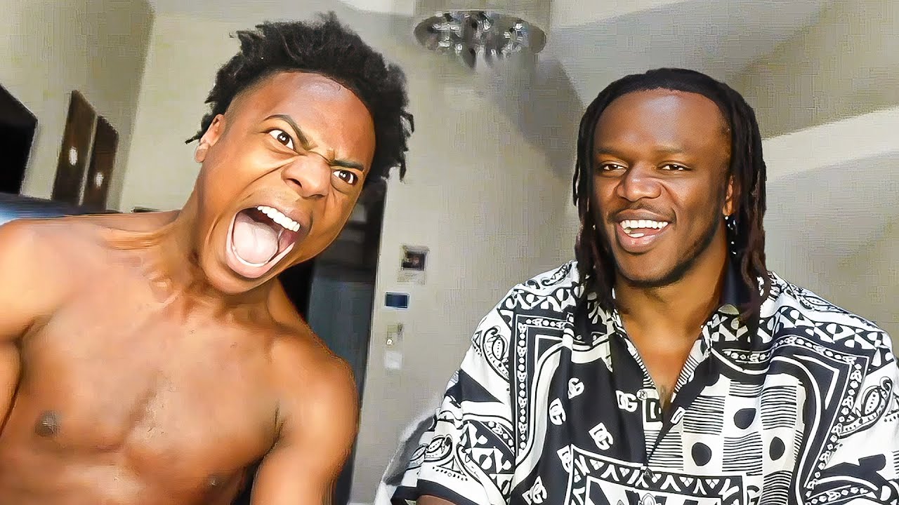 iShowSpeed reunites with KSI.. background
