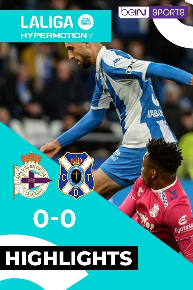 La Liga 2 2025 - Highlight Deportivo vs Tenerife backdrop
