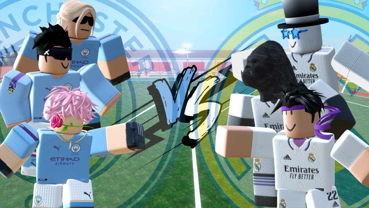 Manchester City vs Real Madrid | TPS: Street Soccer ROBLOX Champions League backdrop