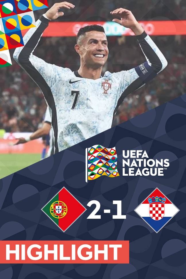 UEFA Nations League 2024/2025 - Highlight Portugal vs Croatia background