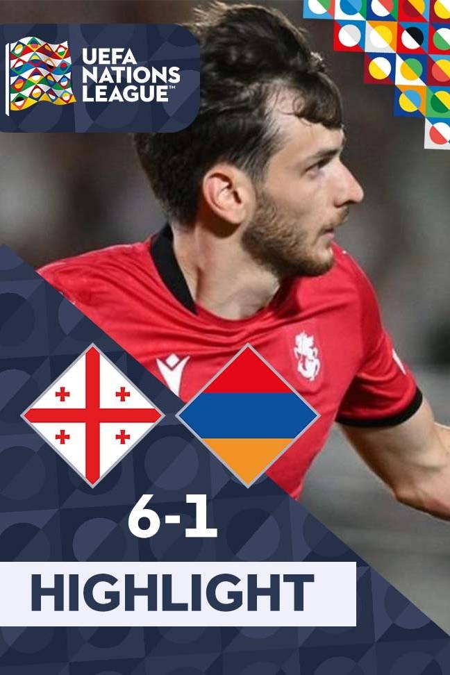 UEFA Nations League 2024/2025 - Highlight Georgia vs Armenia background