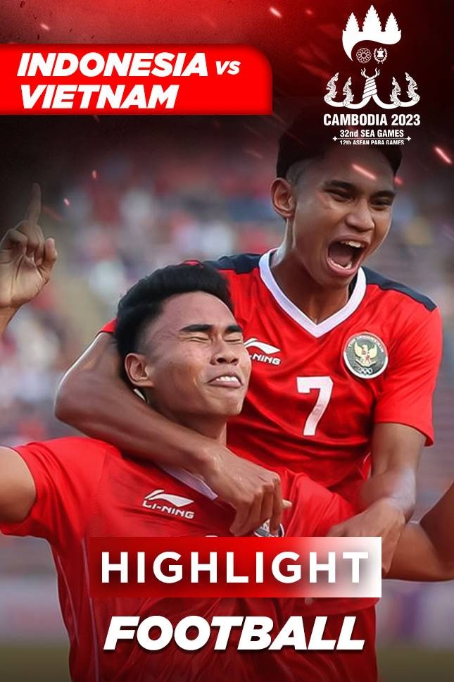 SEA Games 2025 Football Highlight Indonesia vs Vietnam background