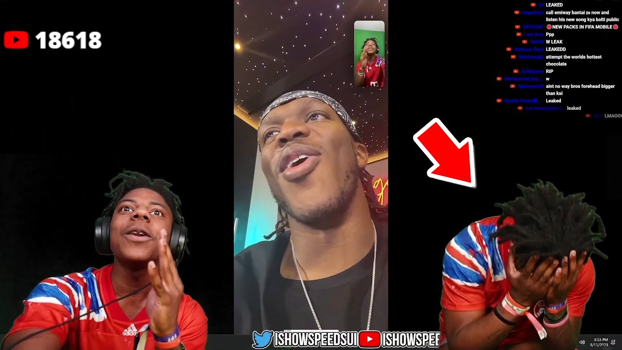 iShowSpeed *LEAKS* KSI number ๐๐ background