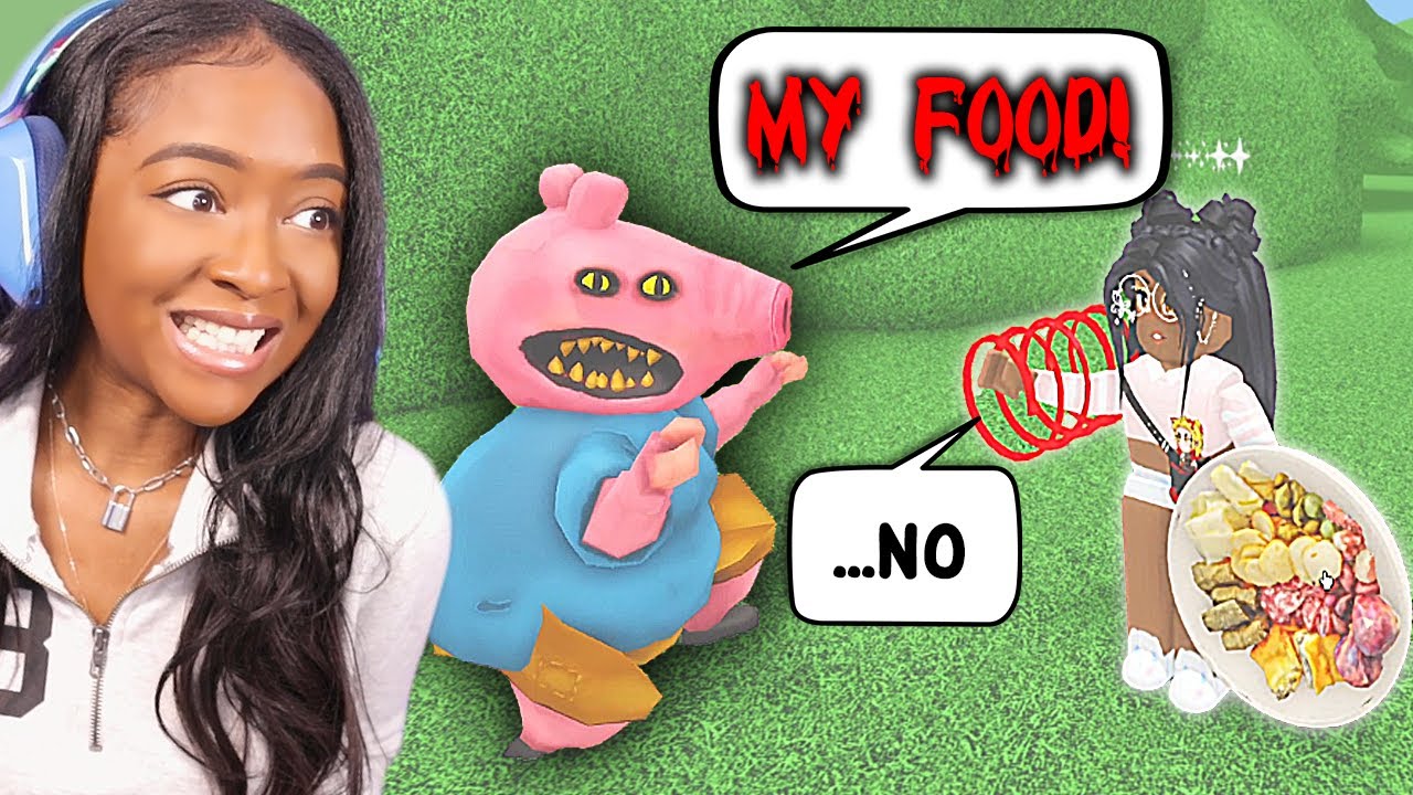 STEALING from Roblox Hungry Pig... is actually pretty FUNNY! background