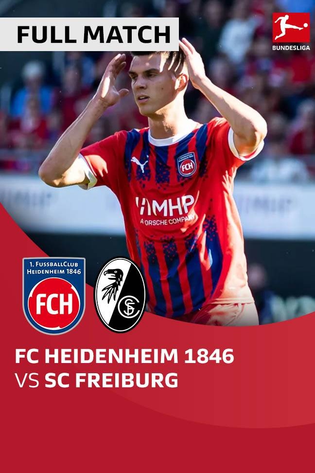 Bundesliga 2024 - Full Match FC Heidenheim 1846 vs SC Freiburg background