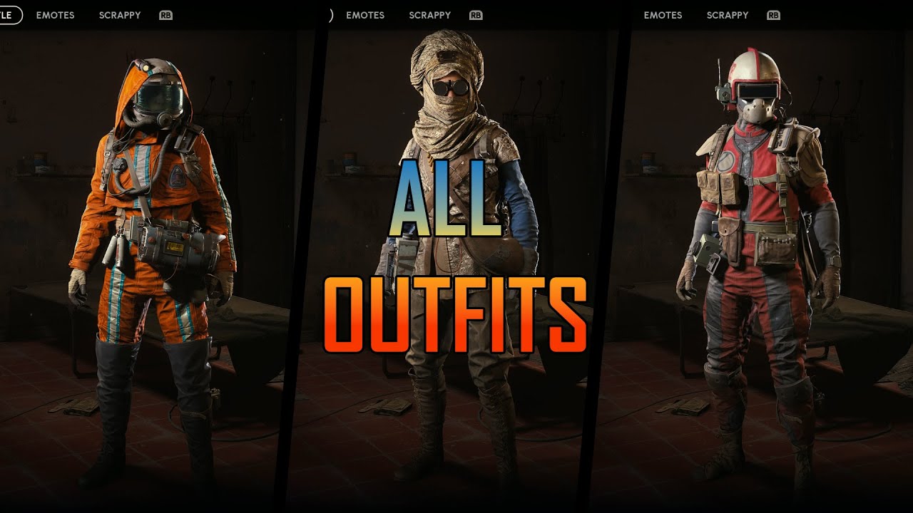 Release ARC Raiders • All 19 OUTFITS & COLORS Showcase • Character Customization • Overview background