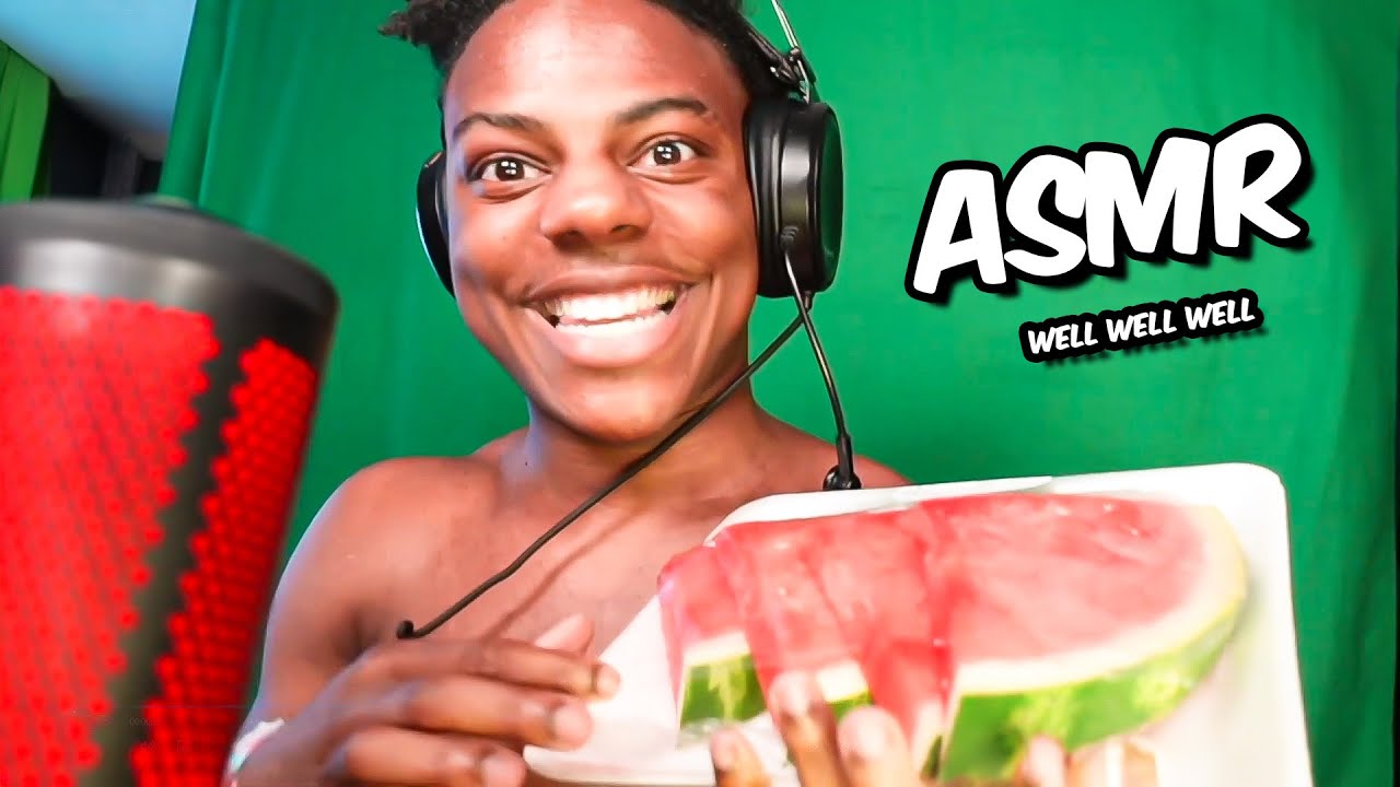 iShowSpeed does Watermelon ASMR.. well well well๐๐ backdrop