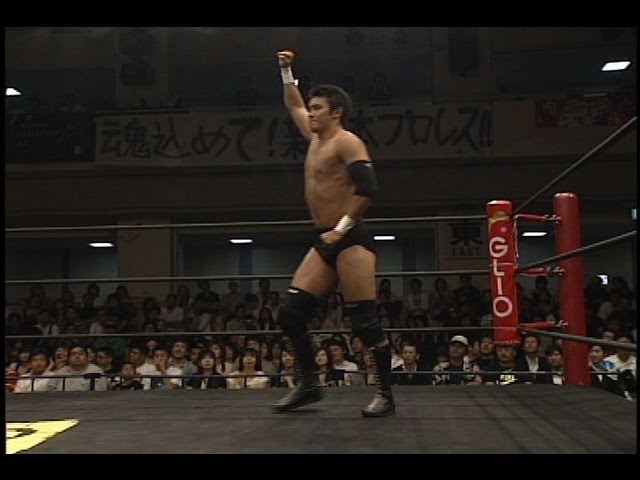 NJPW GREATEST MOMENTS NAITOvsOKADA background