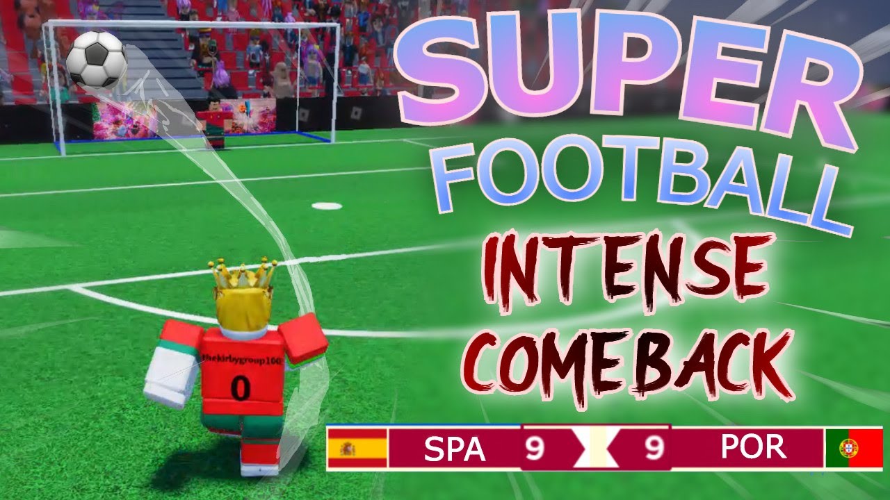 INSANE COMEBACK IN SUPER FOOTBALL!! (Roblox Soccer 2023)