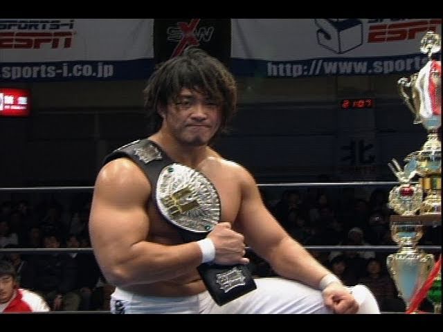 NJPW GREATEST MOMENTS HIROSHI TANAHASHI vs HIROOKI GOTO background